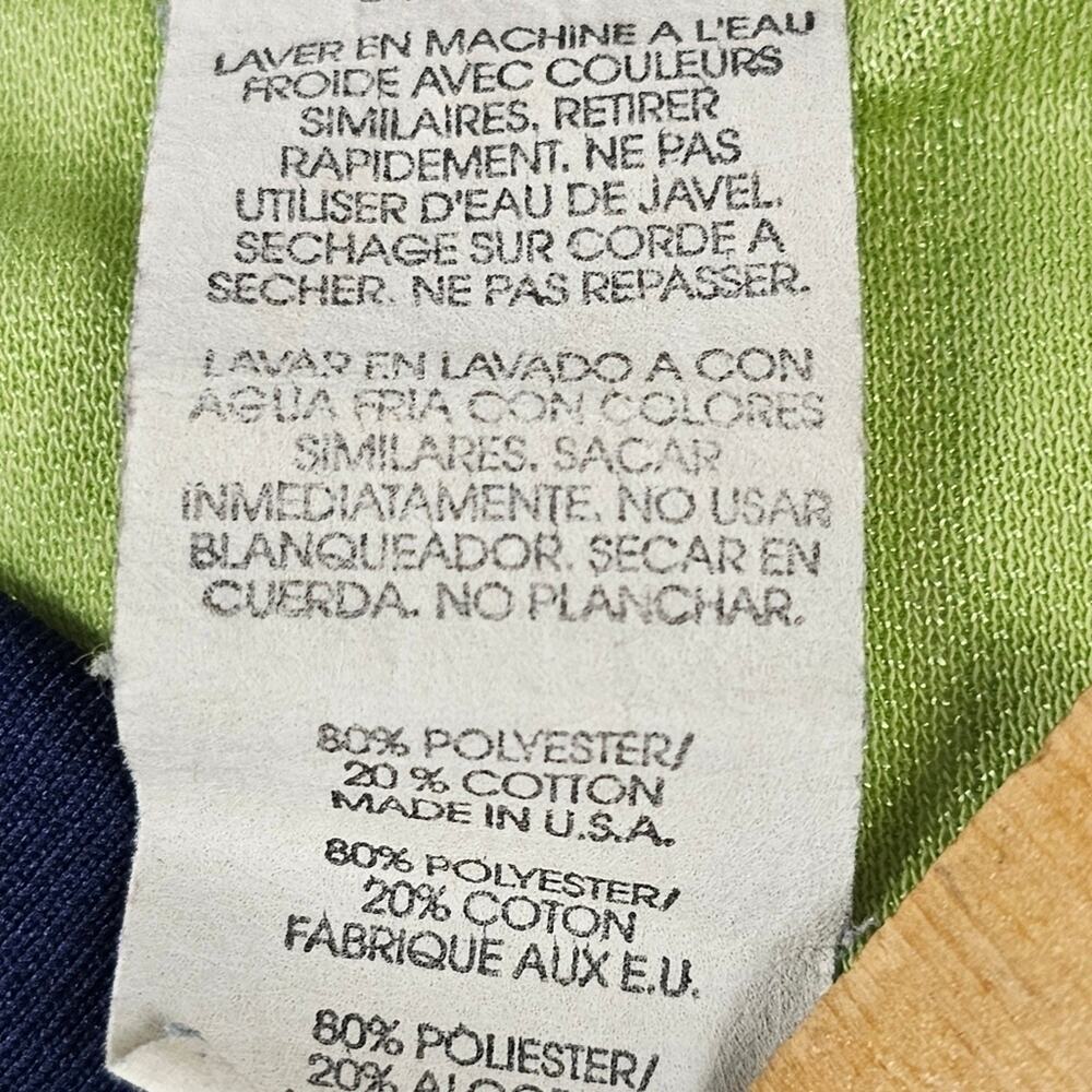 Vintage Adidas XXL Jersey Lime Green - tiny snags see pics Soccer Retro Futbol - Picture 8 of 11